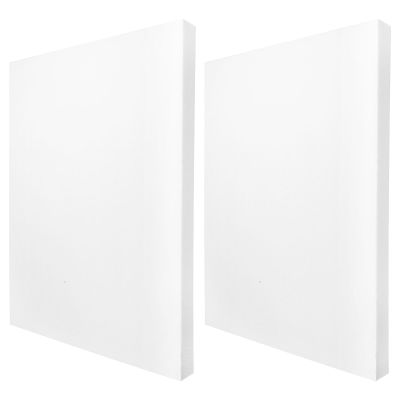 POPETPOP 2-Piece White PU Foam Sheets, High-Density Protective Padding for Packaging and Moving