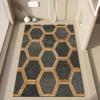 Pevfeciy Non-Slip Shower Mat, 20 x 47 in, Stone Pattern view 1