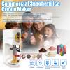 Commercial Spaghetti Ice Cream Machine with 4 Molds view 2