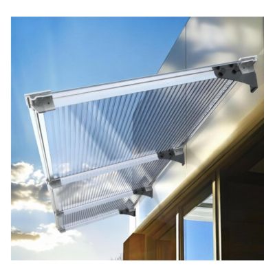YPIOUREN Door Awning, Polycarbonate Canopy, 80 x 60 cm