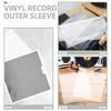 Transparent Plastic Vinyl Record Sleeves with Adhesive Closure view 3