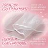 MNYXIS Short White Bridal Veil with Comb view 2