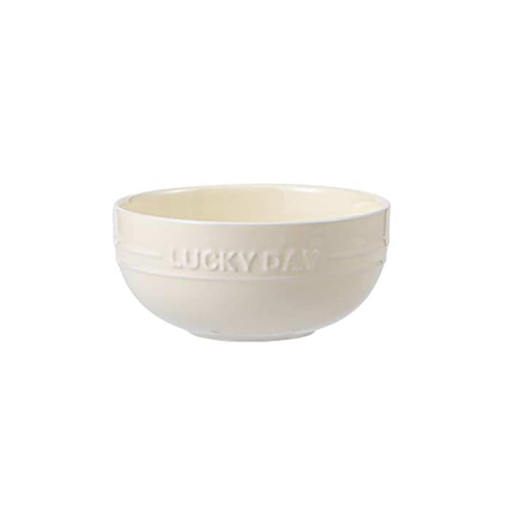 Simple Ceramic Plate, 15.2 cm, Cream Yellow