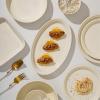 Simple Ceramic Plate, 15.2 cm, Cream Yellow view 4