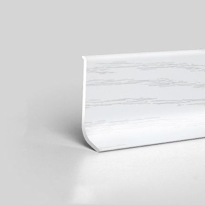 AMZBNEIDI Aluminum Baseboard Profiles, 4-Pack, 125 cm Solid Wood-Grain Aluminum Baseboards, Multicolor, 4080 mm (W, 80 mm)