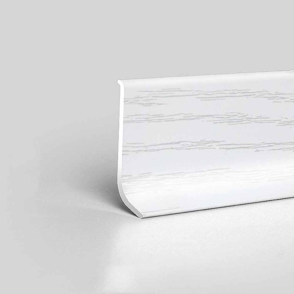 AMZBNEIDI Aluminum Baseboard Profiles, 4-Pack, 125 cm Solid Wood-Grain Aluminum Baseboards, Multicolor, 4080 mm (W, 80 mm)
