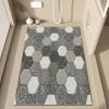 Pevfeciy Non-Slip Shower Mat 60 x 150 cm, Stone Pattern view 1
