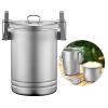 LiRRvb Stainless Steel Camping Cooking Pot view 2