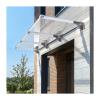 HBOOMOEM Door Canopy for Home Entrances, Windows, Porches, and Balconies, 80 × 280 cm (31.5 × 110 in) view 1