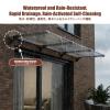HBOOMOEM Door Canopy for Home Entrances, Windows, Porches, and Balconies, 80 × 280 cm (31.5 × 110 in) view 4