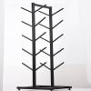 Double-Sided Skateboard Display Rack, Freestanding Organizer for Garage and Store Storage view 1
