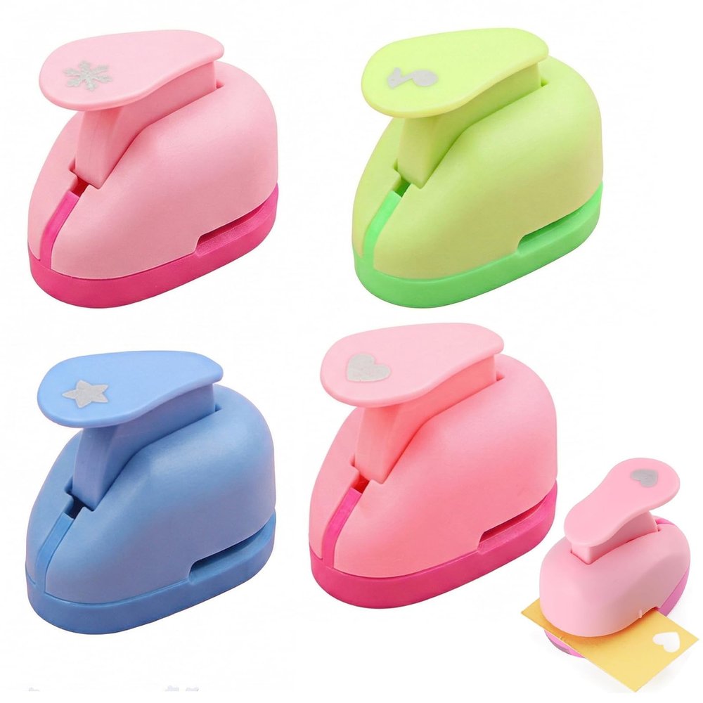 4-Piece Paper Punch Set