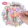 180 Transparent Flower Stickers view 2