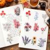 180 Transparent Flower Stickers view 4