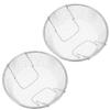 NUSITOU 2-Piece Round Stainless Steel Noodle Frying Basket with Handle view 1