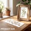 18-Piece Reusable Flower Stencil Set view 2