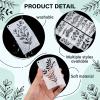 18-Piece Reusable Flower Stencil Set view 3
