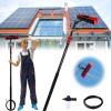 Window Cleaning Brush with Water Feed, Aluminum Pole, 3.66 m, Solar Panel Cleaner, Professional Cleaning (55 cm, 6 m) for Home Use view 1
