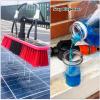 Window Cleaning Brush with Water Feed, Aluminum Pole, 3.66 m, Solar Panel Cleaner, Professional Cleaning (55 cm, 6 m) for Home Use view 4
