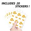 AHANDMAKER 280 Pcs Bow Tie Pasta Stickers view 3