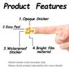 AHANDMAKER 280 Pcs Bow Tie Pasta Stickers view 4