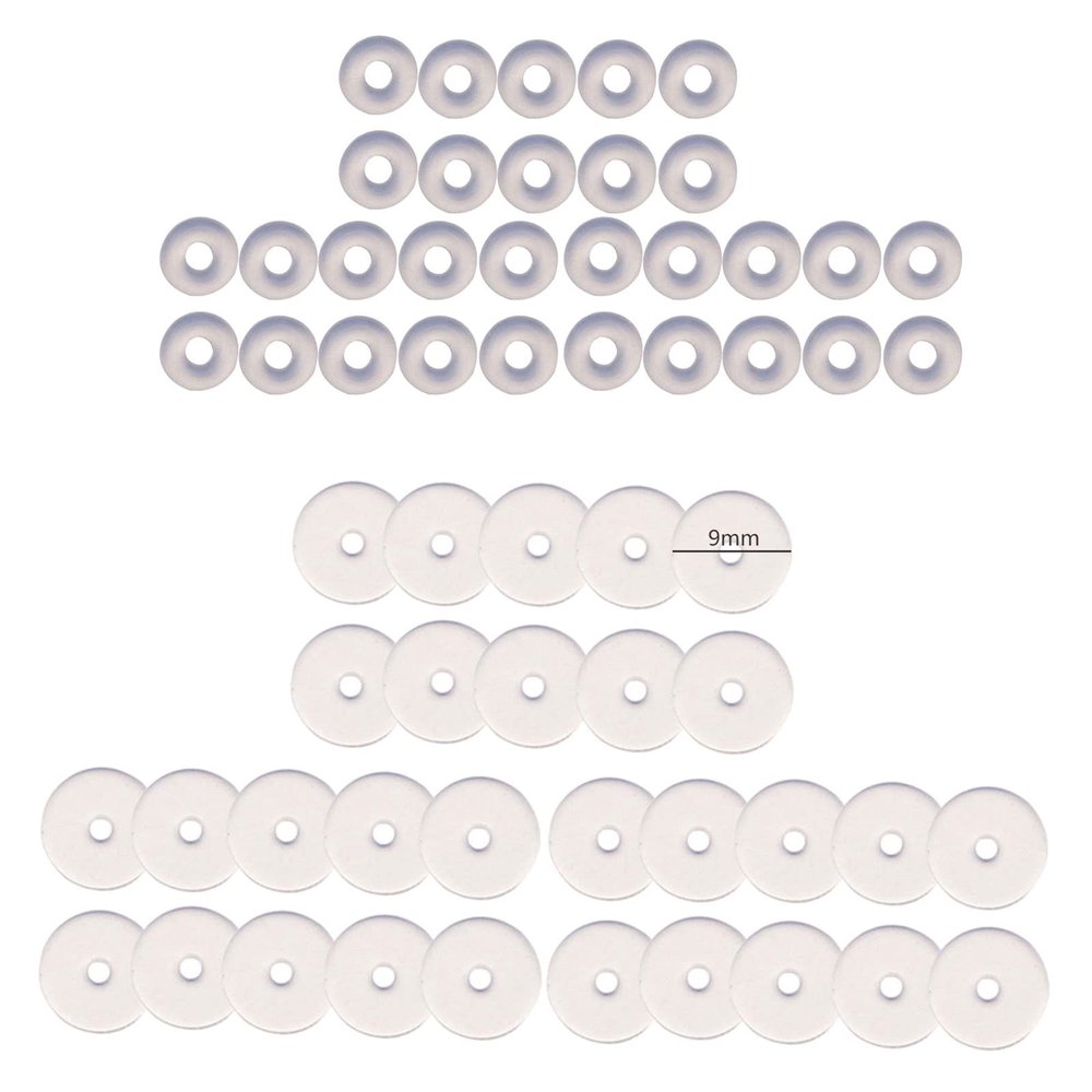 RUINBNC 60 x Silicone Piercing Discs