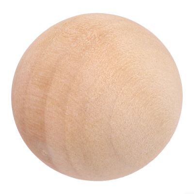 PureBowlic Natural Wood Craft Balls