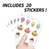 AHANDMAKER 240 Ice Cream Planner Stickers view 3
