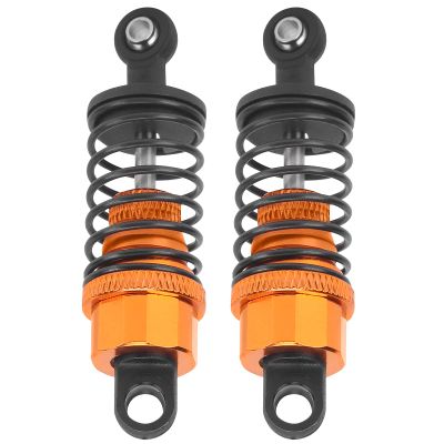 Naroote 2-Pack Adjustable 65 mm RC Shock Absorbers for SLASH 2WD and HPI Cars, Gold