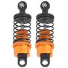 Naroote 2-Pack Adjustable 65 mm RC Shock Absorbers for SLASH 2WD and HPI Cars, Gold view 1