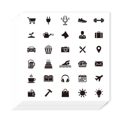 AHANDMAKER 600 Mini Calendar Stickers