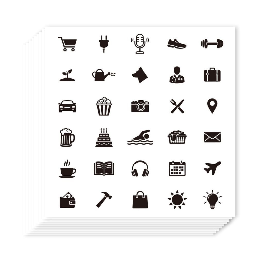 AHANDMAKER 600 Mini Calendar Stickers