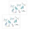 CANIGHT 2 Pack Removable Cat Window Stickers view 1