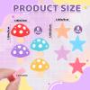 16-Piece Star and Mushroom Shaped Stitch Stoppers for Knitting Needles view 2
