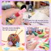 16-Piece Star and Mushroom Shaped Stitch Stoppers for Knitting Needles view 3