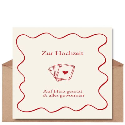 The Life Barn Wedding Card with Envelope