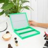 PACKOVE Plastic Slide Box for 100 Glass Microscope Slides with Transparent Lid view 4