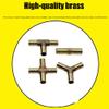 Brass Hose Barb Fittings, Dual-Interface Air Repair Kit, 6 mm, 5-Pack (T-Type, 10 mm) view 4
