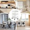 3-Tier Multifunctional Metal Rolling Storage Cart view 4
