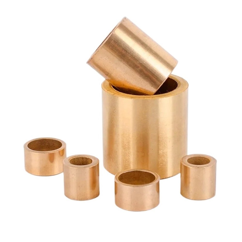 YAKUFAST M3 M4 M5 M6 M8 M10 M12 M14 M16 Powder Metallurgy Bearing Pure Copper Sleeve Bushing Washer (10 pcs, 5x9x15)