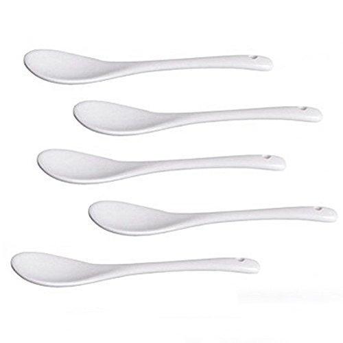 Set of 5 Ceramic Teaspoons