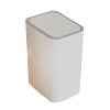XCSDEW 14L PP Trash Can with Lid, Rectangular, Push-Button Opening, for Bathrooms and Hotels (Color 2, 22 x 15.5 x 29.5 cm) view 1
