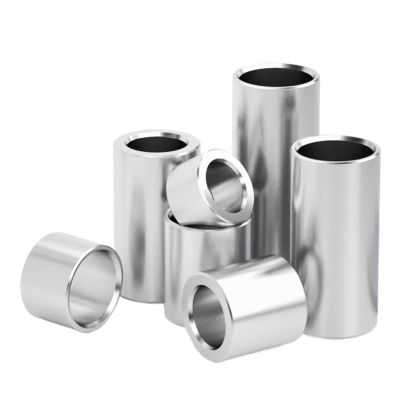 YAKUFAST M6/M8/M10 304 Stainless Steel Unthreaded Round Hollow Spacer Sleeve, OD 12–30 mm (8 × 10 × 30 mm, 2 pcs)