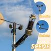 Black ABS Cup Anemometer for Wind Measurement view 4