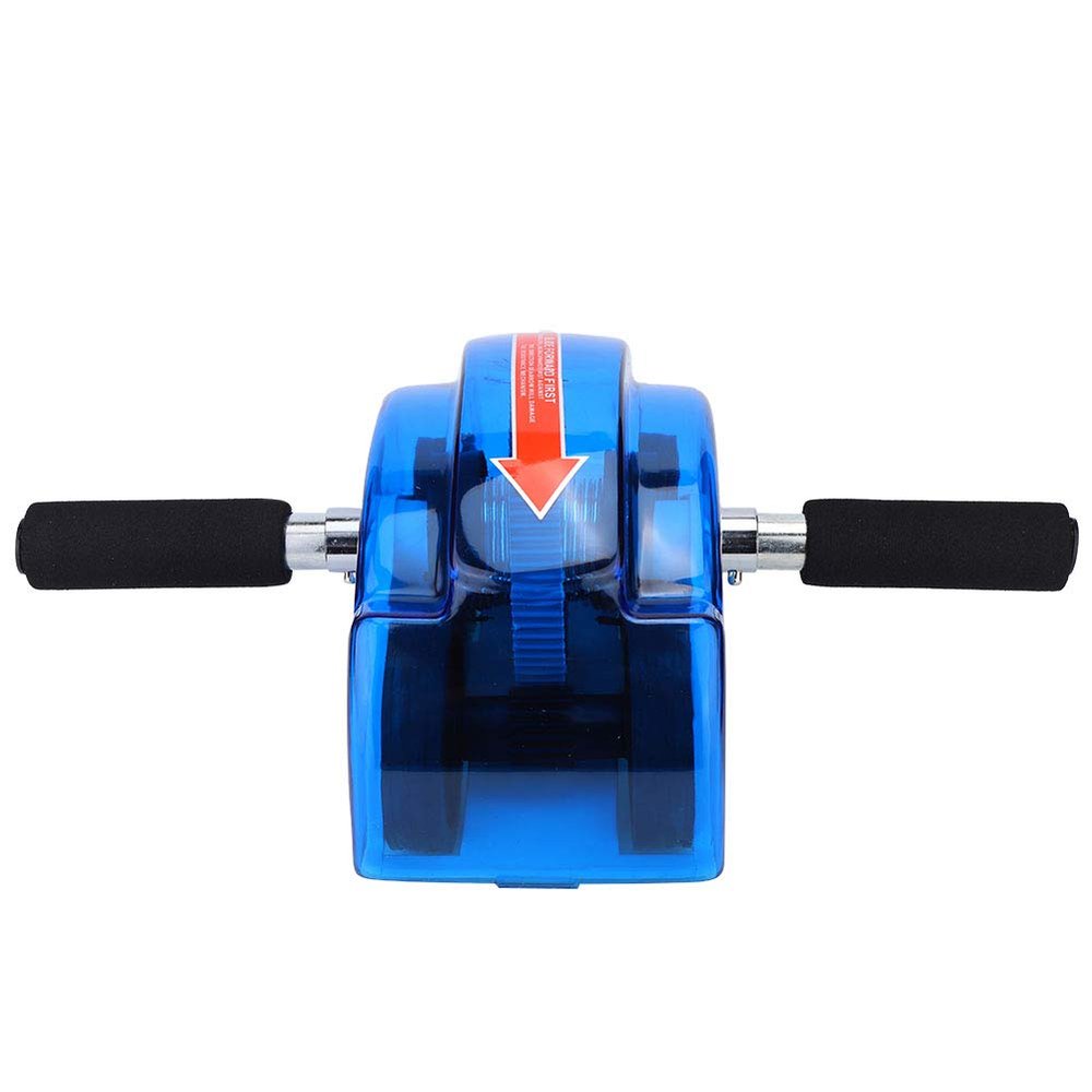 XUXHOU Ab Roller, Strength Trainer for Arms, Back, and Shoulders, with Non-Slip Handles, Lightweight Portable Fitness Equipment for Home Gym (Blue)