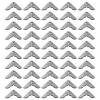 Hoement 50 Pack Silver Metal Corner Protectors for Scrapbooking view 1