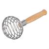 Stainless Steel Egg Whisk with Wooden Handle view 4