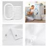 LIHUANE Waterproof Shower Curtain 60 x 150 cm, Weighted Hem, Washable Polyester, Beige view 3