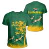 2026 South Africa Football T-Shirt for Men and Women, 3D Flag Print, Mesh, Loose Fit, No. 5, 5XL view 1