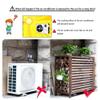 Outdoor Air Conditioner Cover, Solid Wood, Corrosion-Resistant, L 120 x W 57 x H 100 cm, Weather-Resistant, Slish Protect view 2
